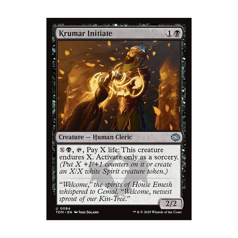 Krumar Initiate - Tarkir: Dragonstorm (Foil Near Mint)
