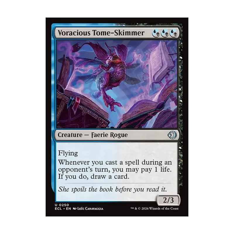 Voracious Tome-Skimmer - Lorwyn Eclipsed (Near Mint)