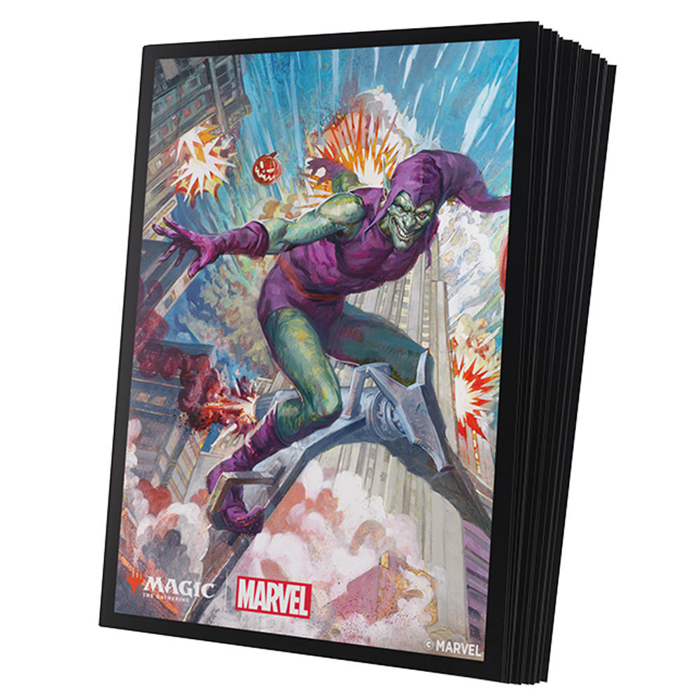 MTG Premium Art Sleeves: Marvel's Spider-Man - Green Goblin (105)