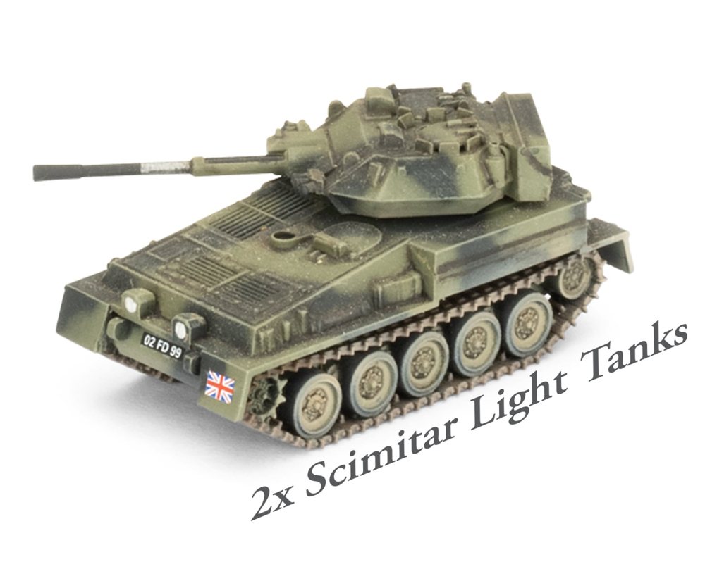 WWIII Team Yankee: British Starter Force - Challenger 2 Armoured Squadron (Preorder)