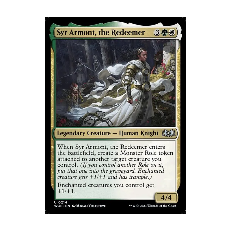 Syr Armont, the Redeemer - Wilds of Eldraine (Near Mint)