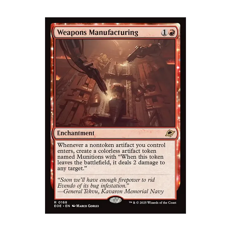 Weapons Manufacturing - Edge of Eternities (Near Mint)