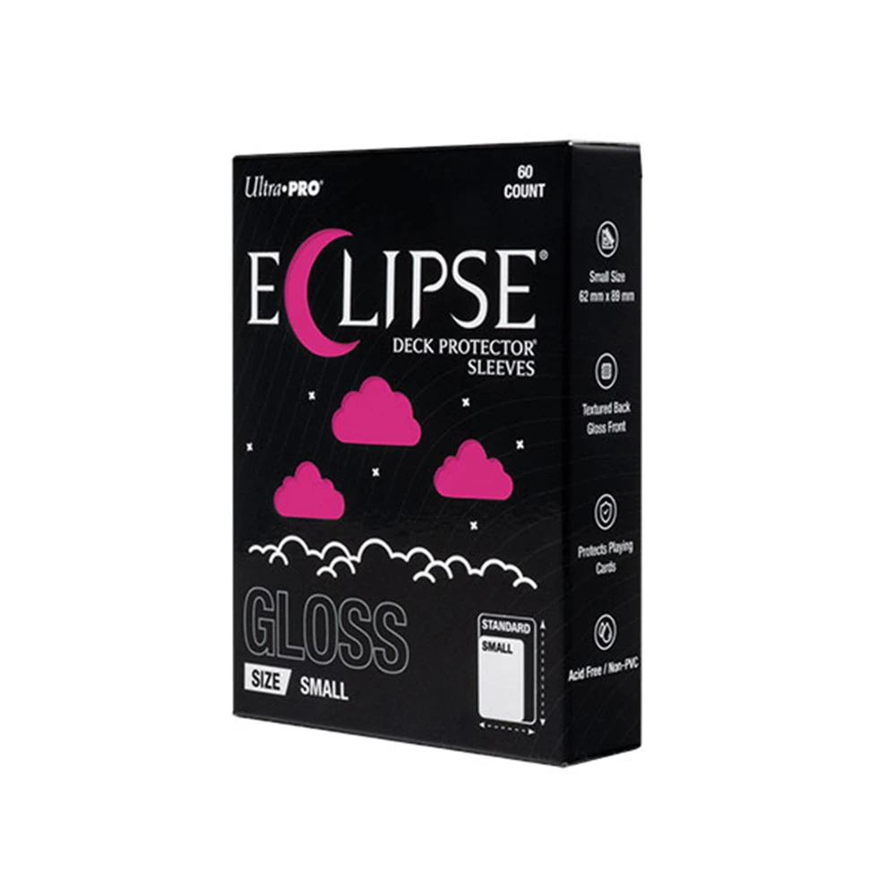 Deck Protector Small Sleeves: Eclipse Gloss - Hot Pink (60) (Preorder)