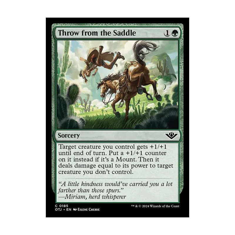 Throw from the Saddle - Outlaws of Thunder Junction (Near Mint)