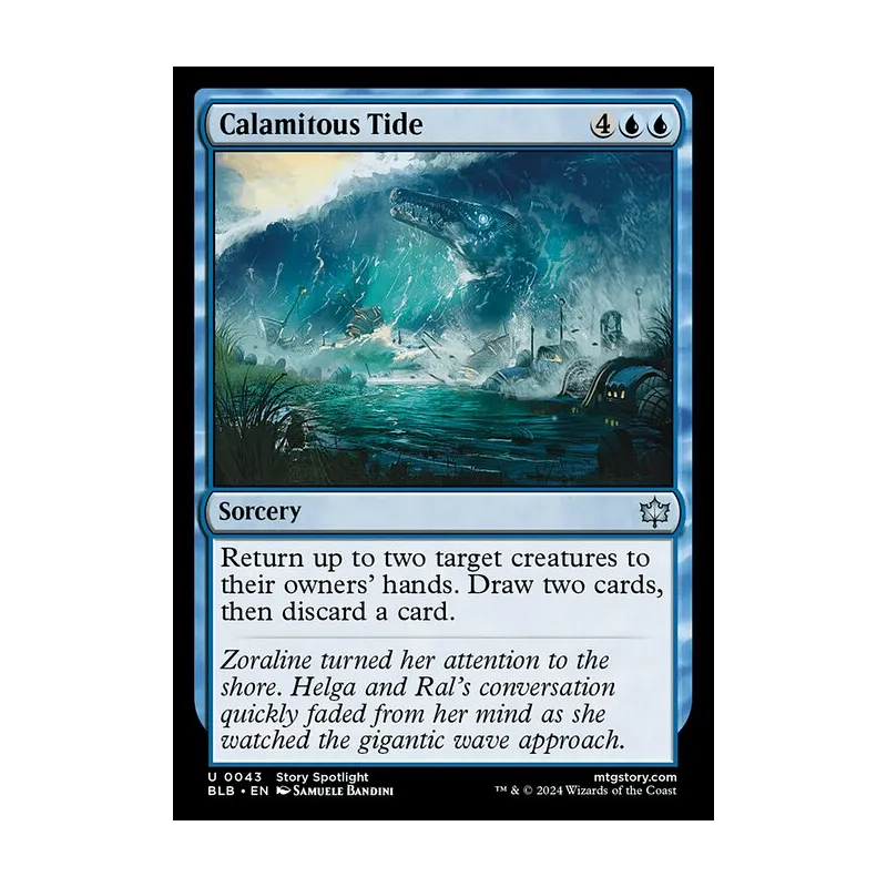 Calamitous Tide - Bloomburrow (Near Mint)