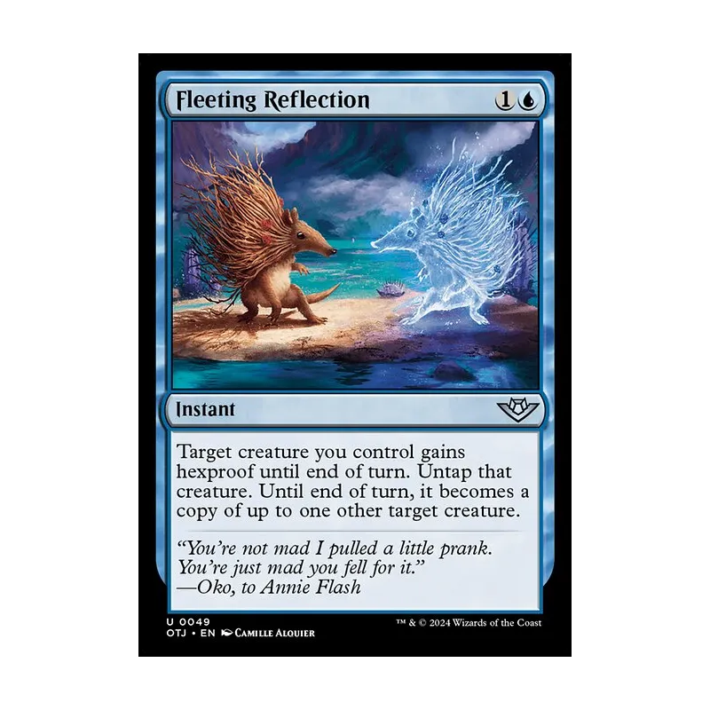 Fleeting Reflection - Outlaws of Thunder Junction (Near Mint)