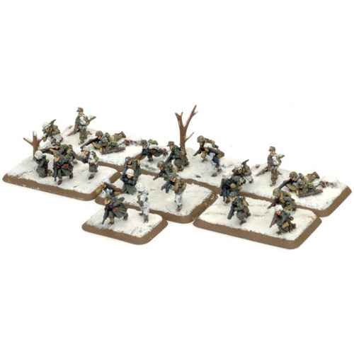Flames of War WW2: German - Panzergrenadier Platoon (Winter)
