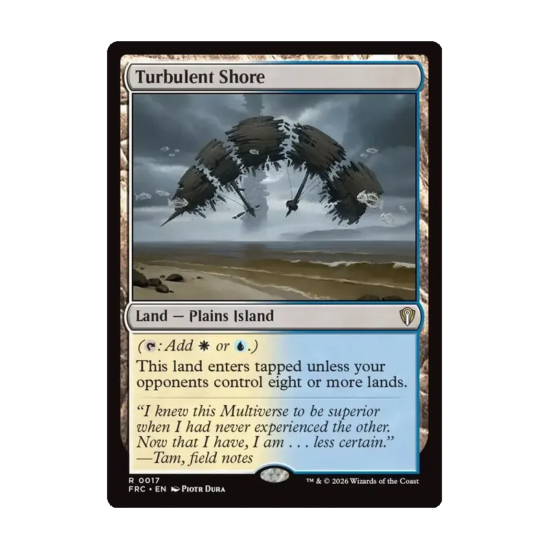 Turbulent Shore - Reality Fracture Commander (Near Mint)
