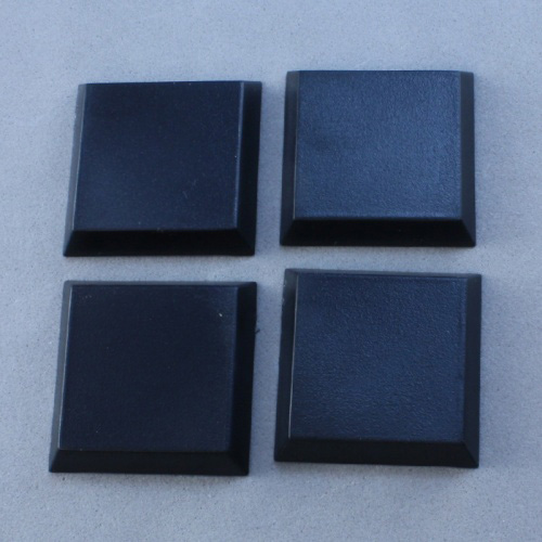 Reaper: 1 Inch Square Plastic Flat Top Base (20)