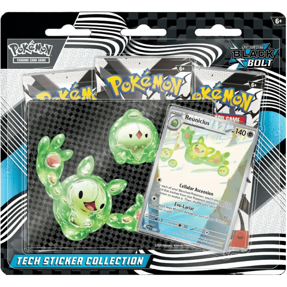 Pokemon TCG: Scarlet & Violet: Black Bolt - Tech Sticker Collection (New Arrival)