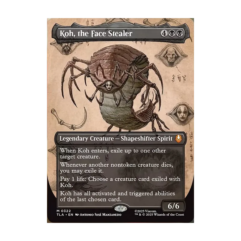 Koh, the Face Stealer (Borderless) - Avatar: The Last Airbender (Near Mint)