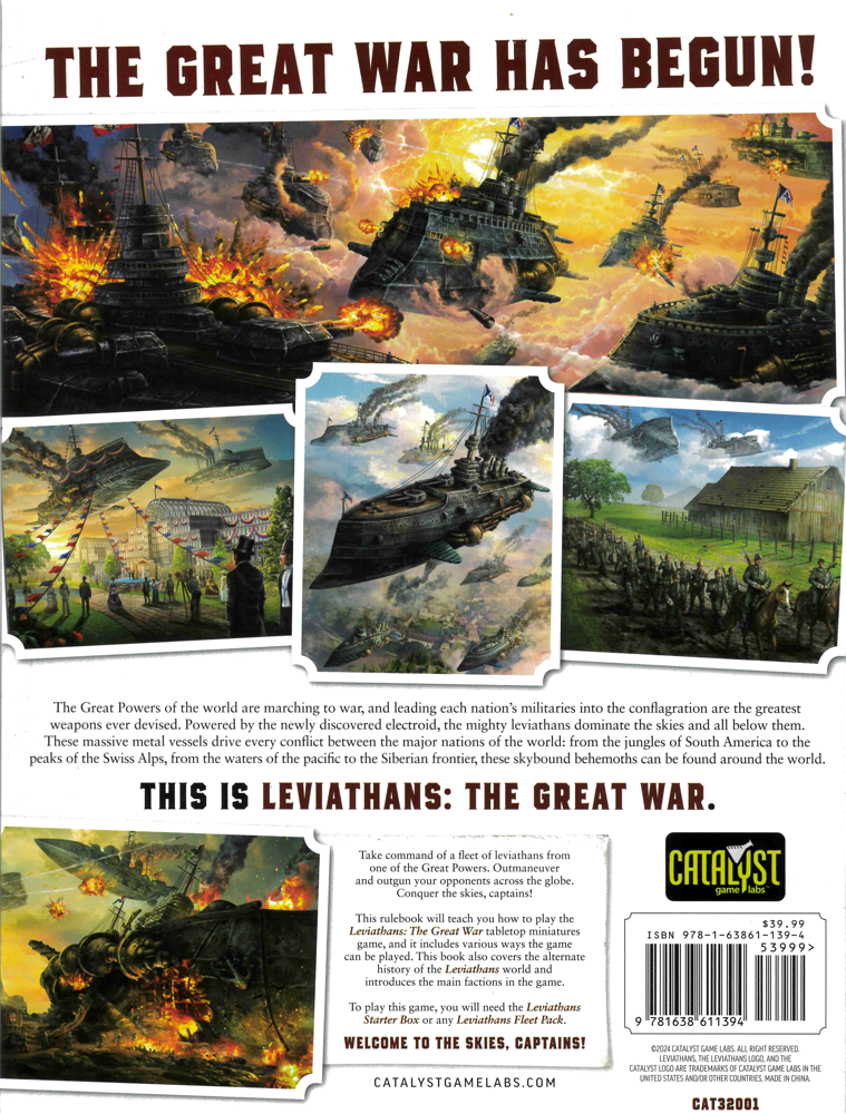 Leviathans: The Great War: Rulebook (New Arrival)