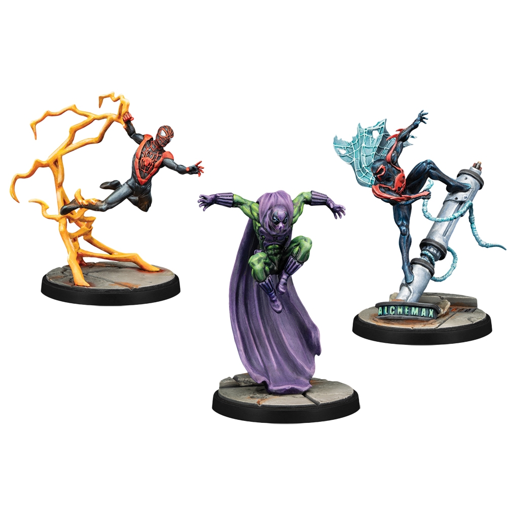 Marvel Crisis Protocol: Prowler, Spider-Man 2099, & Ultimate Spider-Man Character Pack (Preorder)