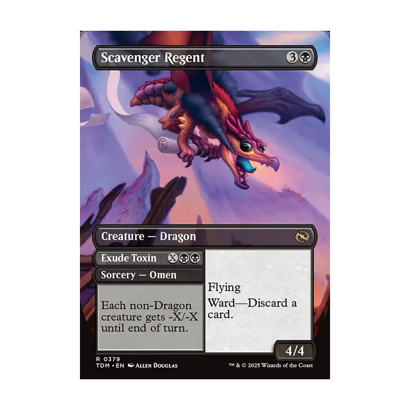 Scavenger Regent // Exude Toxin - Tarkir: Dragonstorm (Near Mint)