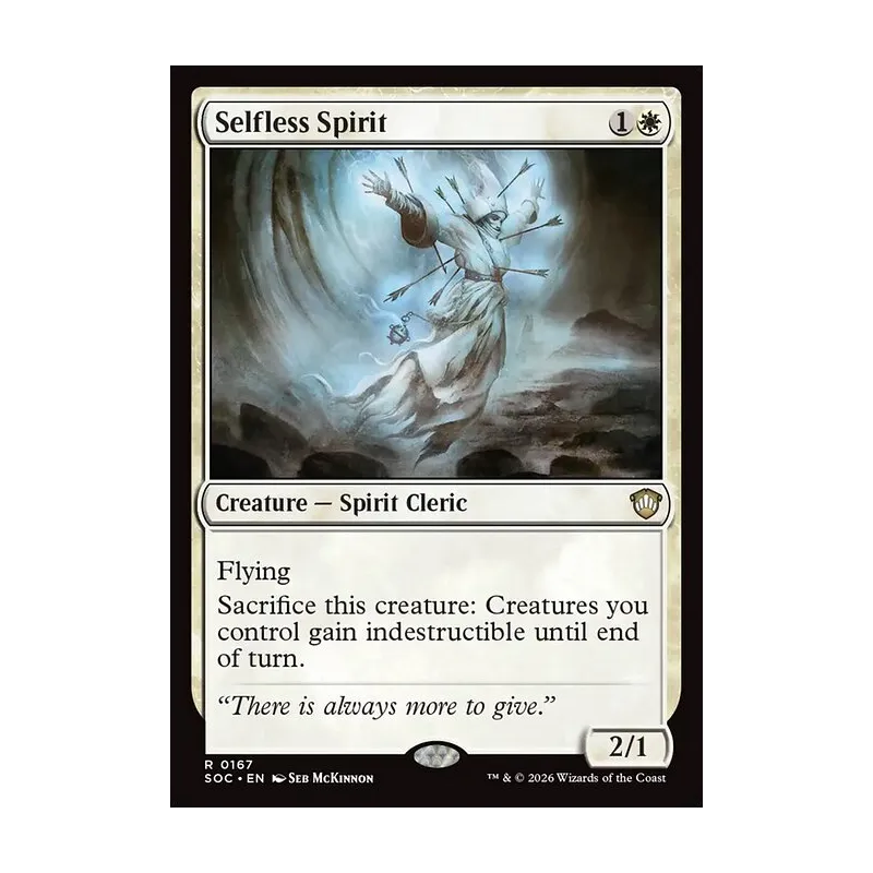 Selfless Spirit - Secrets of Strixhaven Commander (Near Mint)