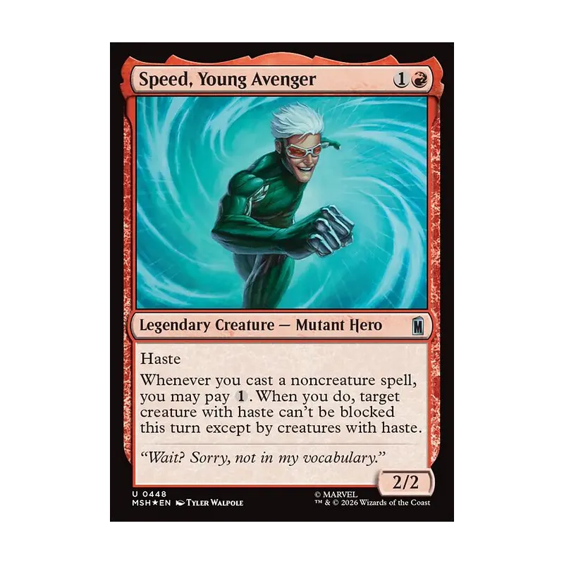 Speed, Young Avenger (Surge Foil) - Marvel Super Heroes (Foil Near Mint)