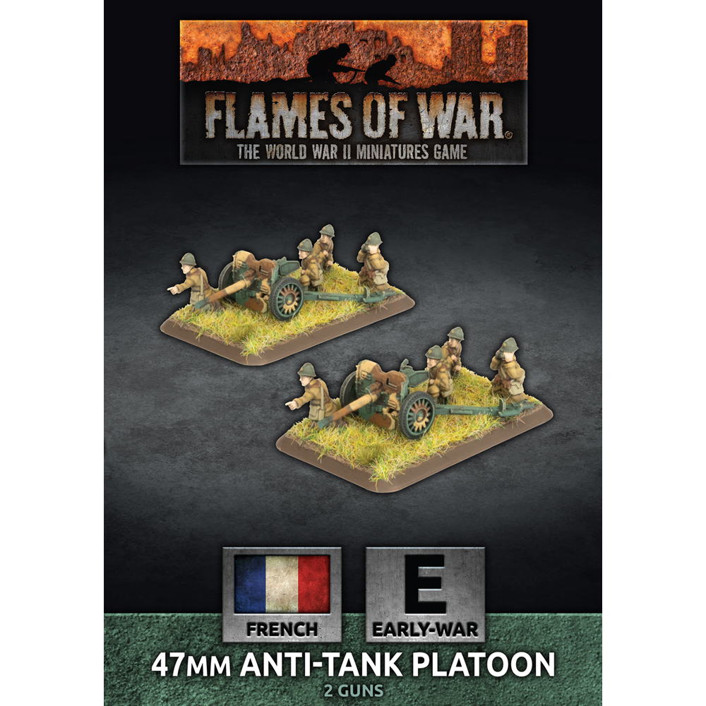 Flames of War WW2: 47mm Anti-Tank Platoon (Preorder)