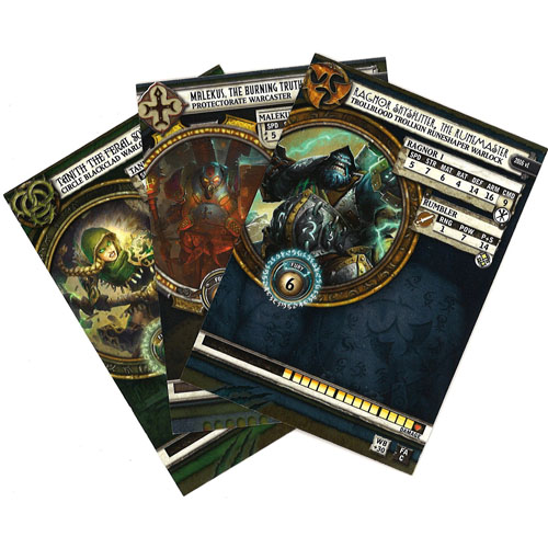 Warmachine/Hordes: Limited Ed. Foil Card Set (3) (Last Chance)