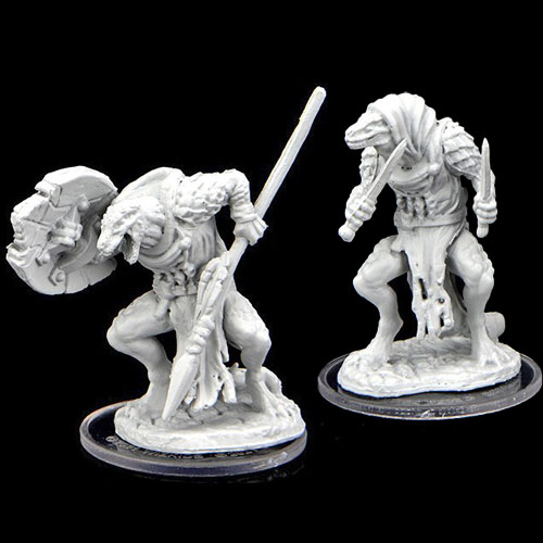 Critical Role Unpainted Minis: W2 Kuul'Tevir Javelineer & Assassin