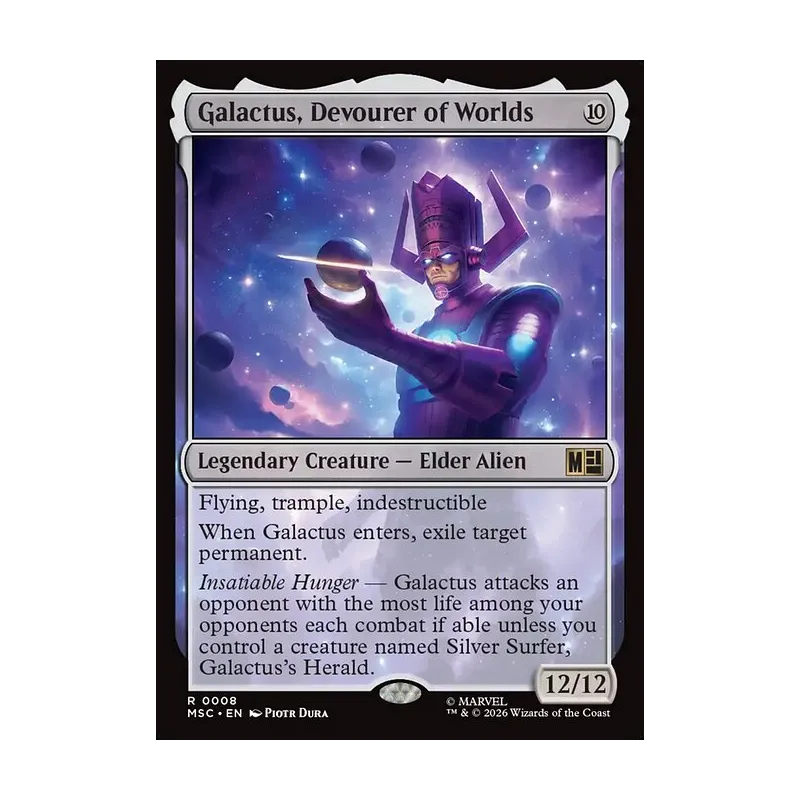 Galactus, Devourer of Worlds (Surge Foil) - Marvel Super Heroes Commander (Foil Near Mint)