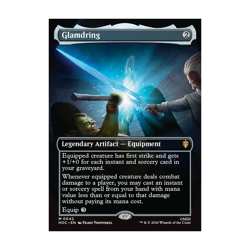 Glamdring (Borderless) - The Hobbit Eternal (Near Mint)