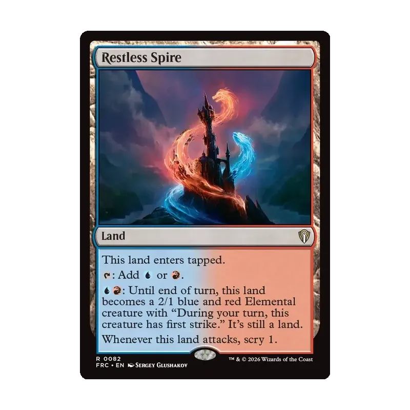Restless Spire - Reality Fracture Commander (Near Mint)