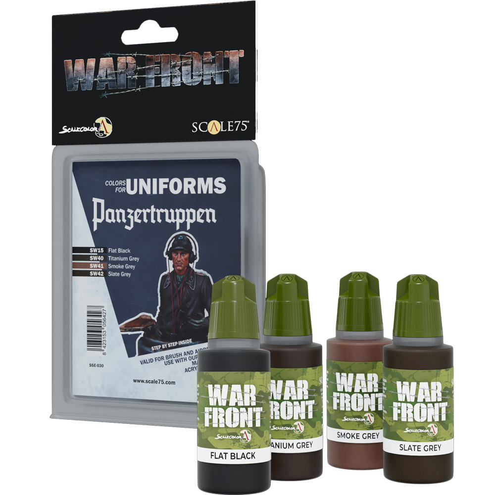 War Front Paint Set: Colors for Uniforms - Panzertruppen (Last Chance) War Front Paint Set: Colors for Uniforms - Panzertruppen (Last Chance)