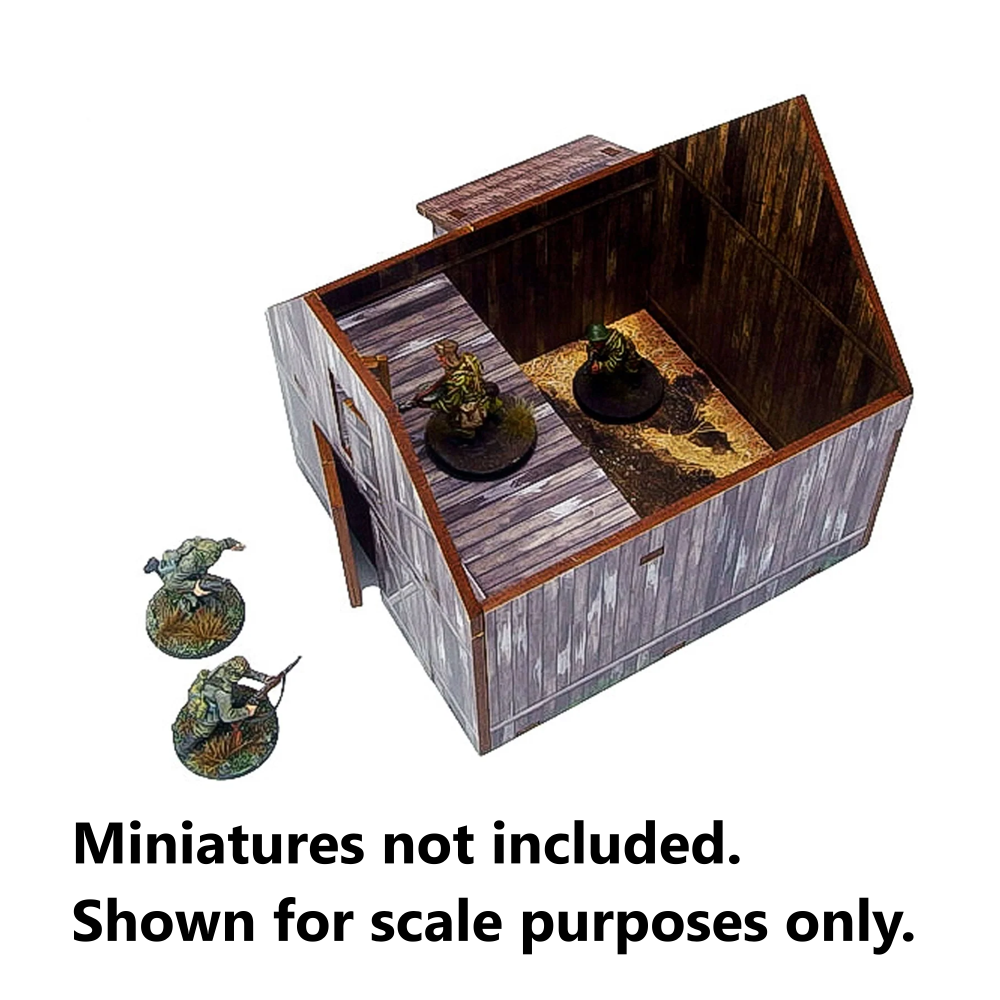 Bolt Action HDF Terrain: WW2 Ostfront Village - Barn