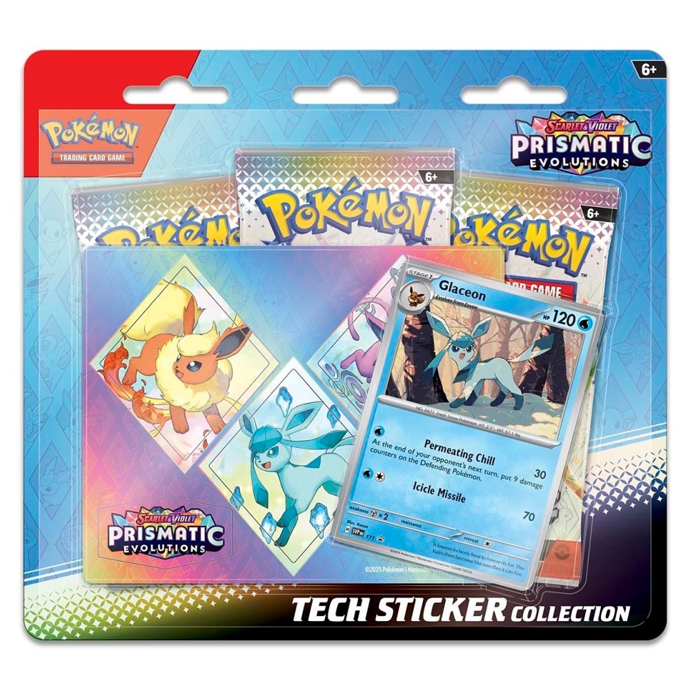 Pokemon TCG: Prismatic Evolutions - Tech Sticker Collection - Glaceon
