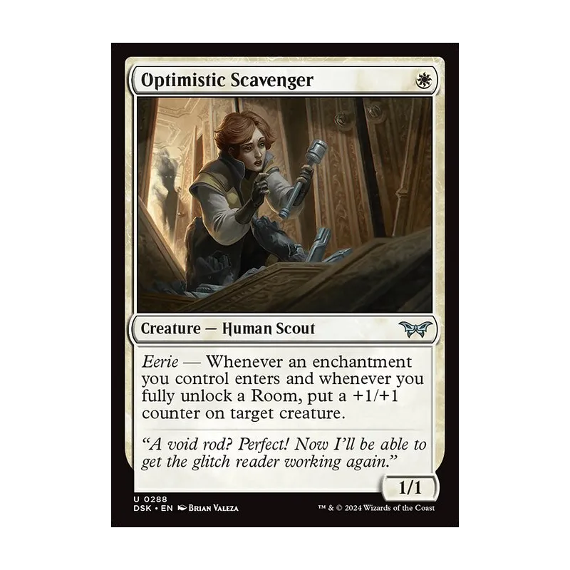 Optimistic Scavenger (0288) - Duskmourn: House of Horror (Near Mint)