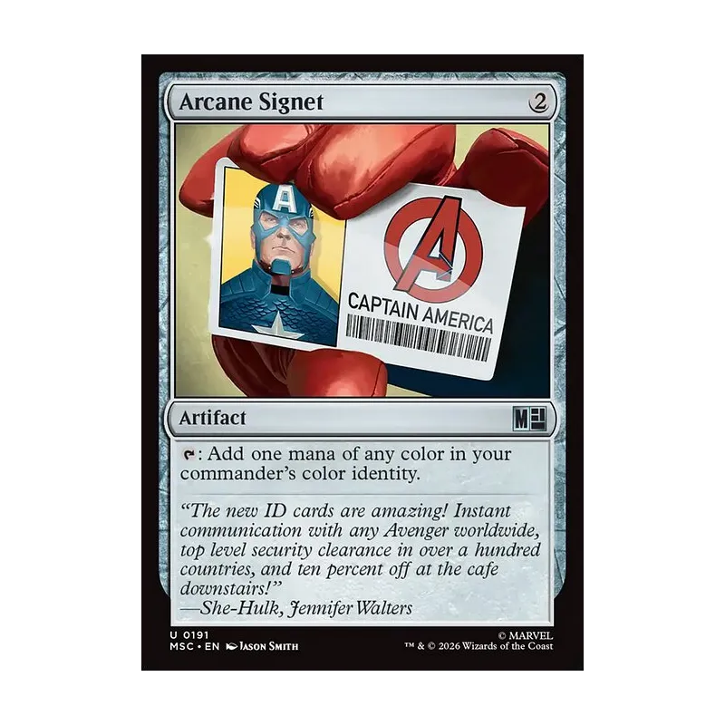 Arcane Signet (0191) (Surge Foil) - Marvel Super Heroes Commander (Foil Near Mint)
