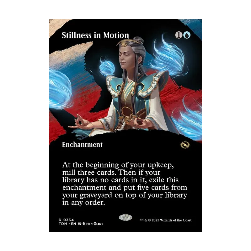 Stillness in Motion (Borderless) - Tarkir: Dragonstorm (Near Mint)