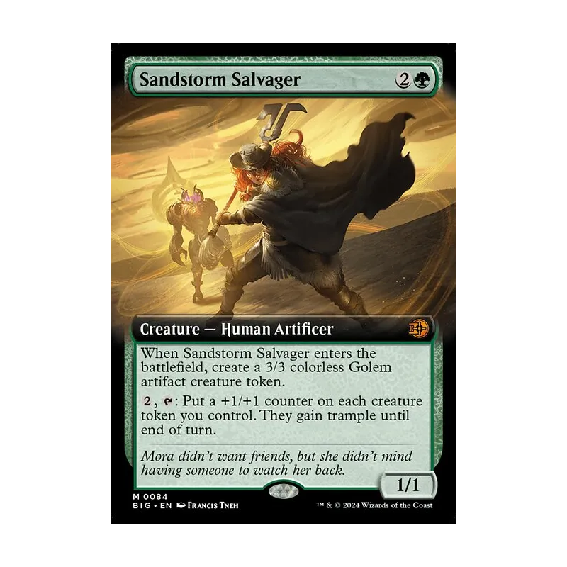 Sandstorm Salvager (Extended Art) - The Big Score (Near Mint)
