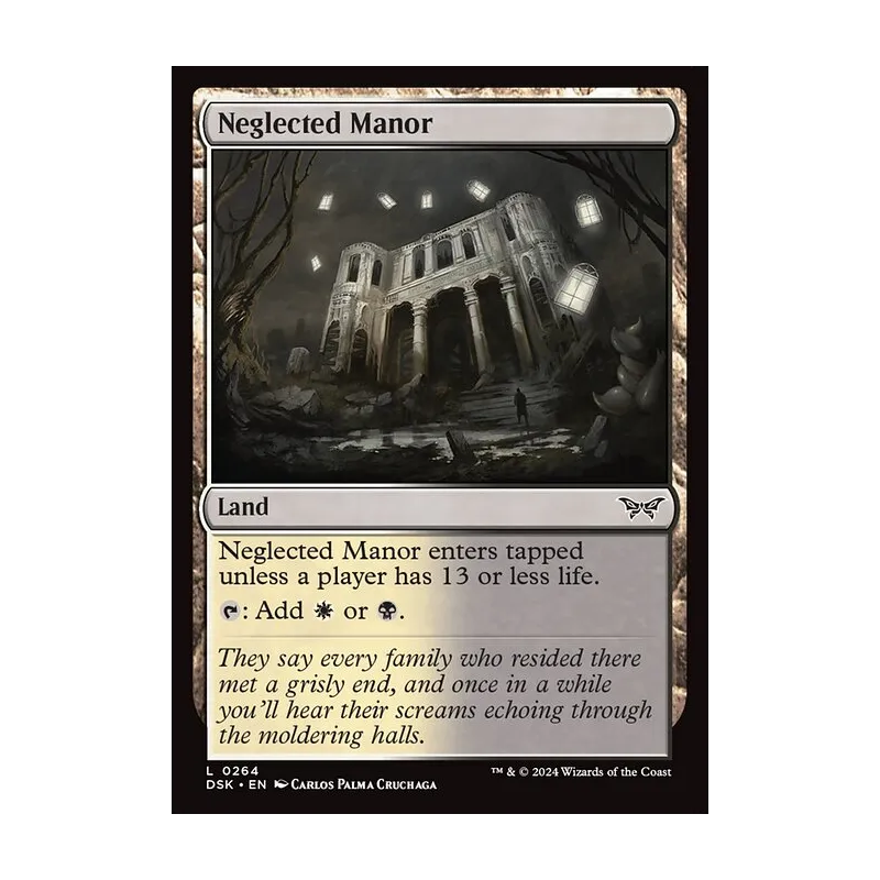 Neglected Manor - Duskmourn: House of Horror (Near Mint)