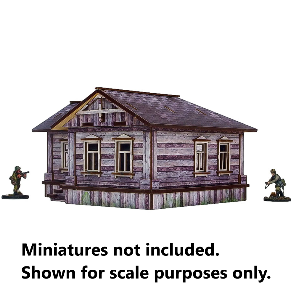 Bolt Action HDF Terrain: WW2 Ostfront Village - Iwan's House