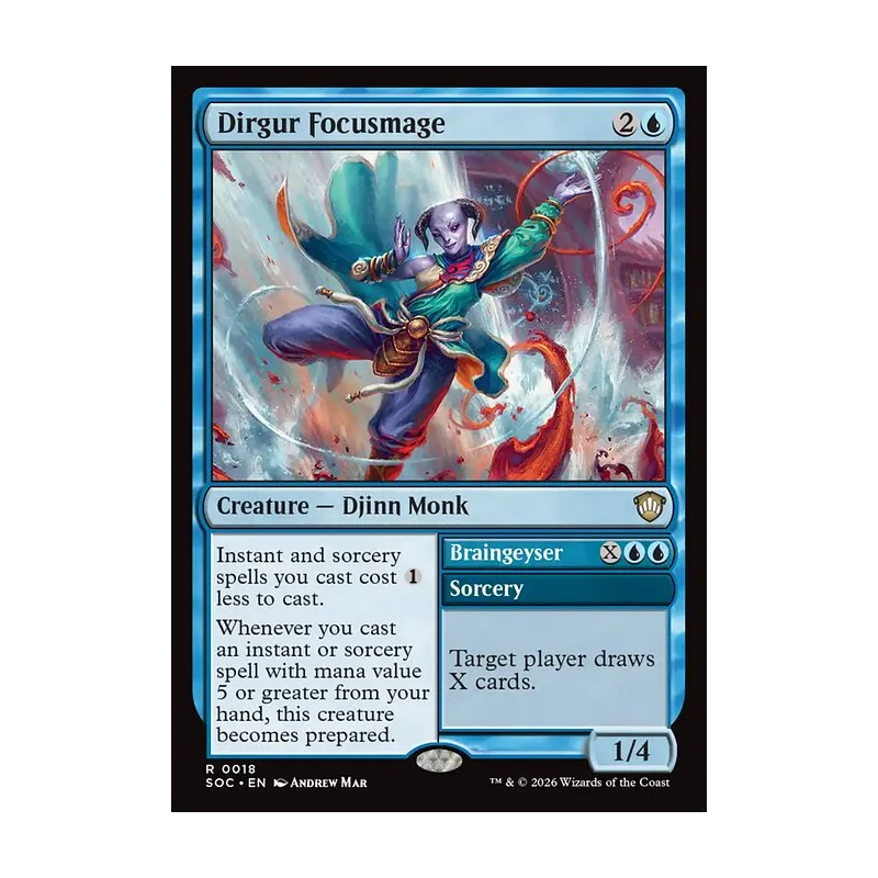 Dirgur Focusmage // Braingeyser - Secrets of Strixhaven Commander (Near Mint)