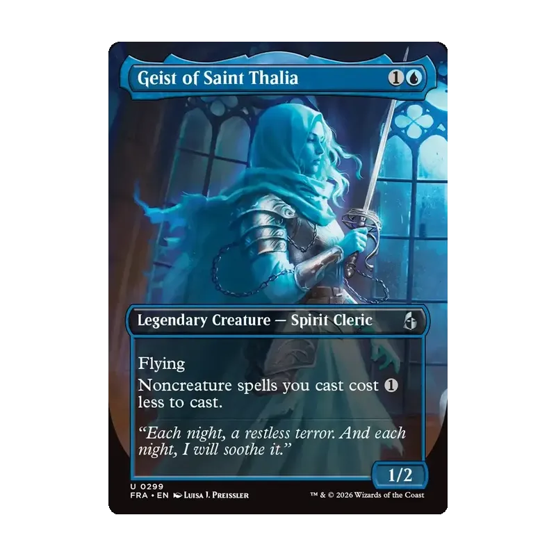 Geist of Saint Thalia (Borderless) - Reality Fracture (Near Mint)