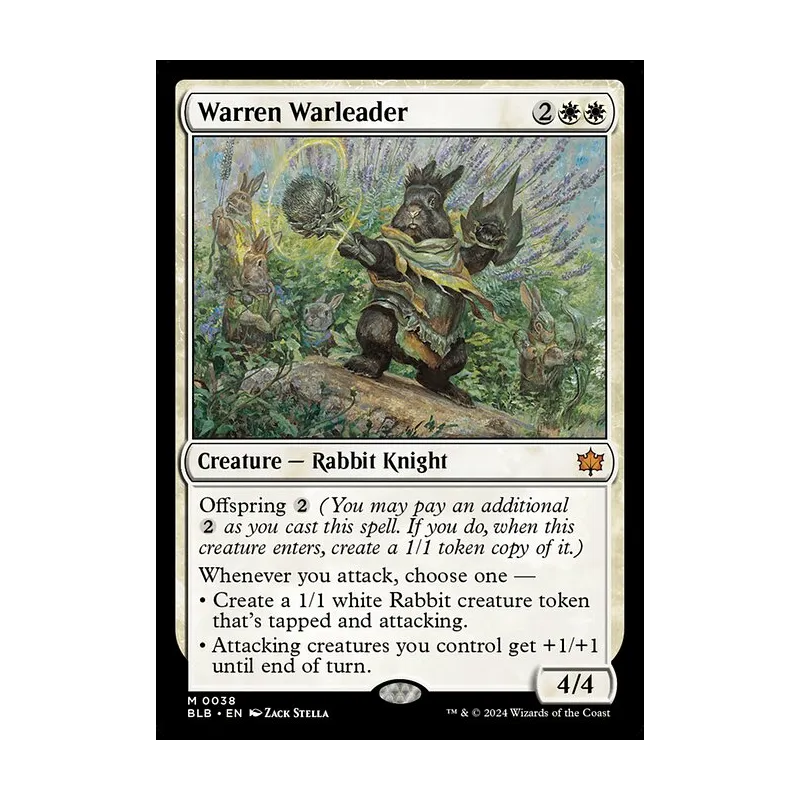Warren Warleader - Bloomburrow (Near Mint)