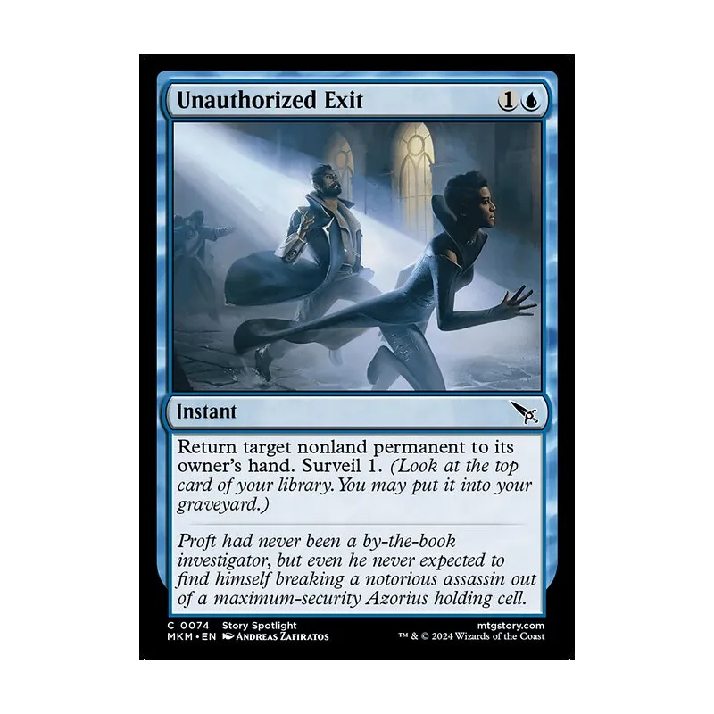 Unauthorized Exit | Murders at Karlov Manor MTG