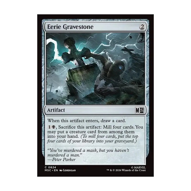 Eerie Gravestone - Marvel Super Heroes Commander (Near Mint)
