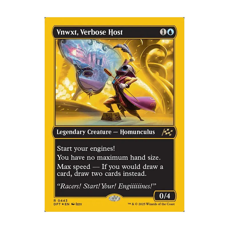 Vnwxt, Verbose Host (First-Place Foil) - Aetherdrift (Foil Near Mint)