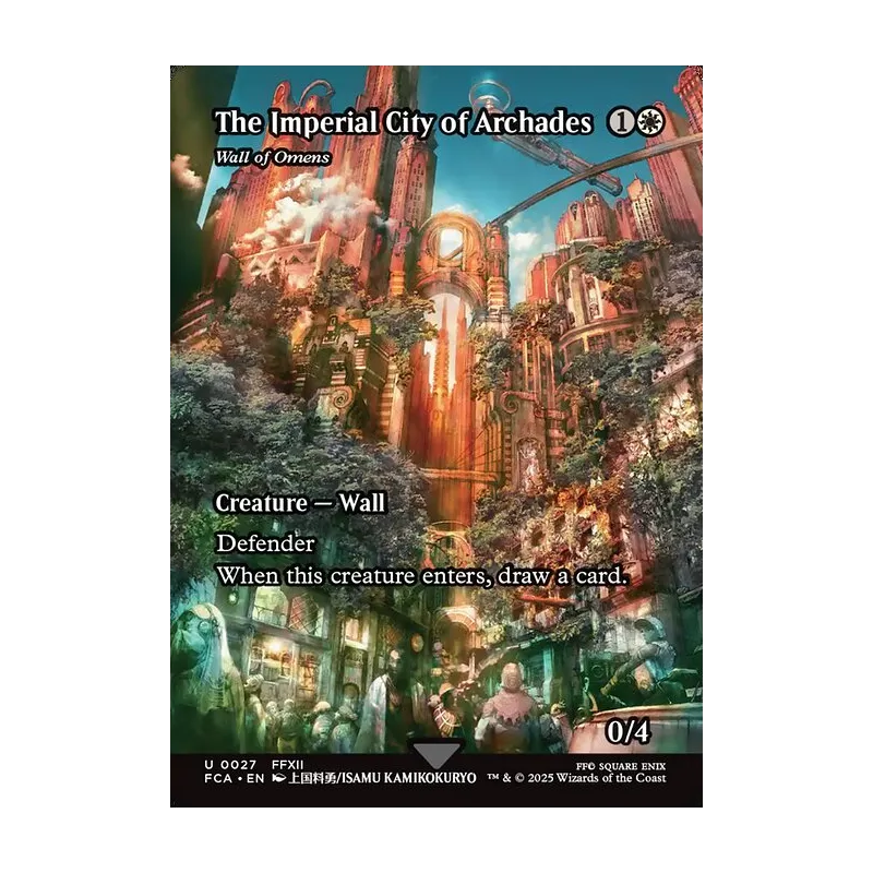 The Imperial City of Archades / Wall of Omens (Showcase) - Final Fantasy: Through the Ages (Near Mint)