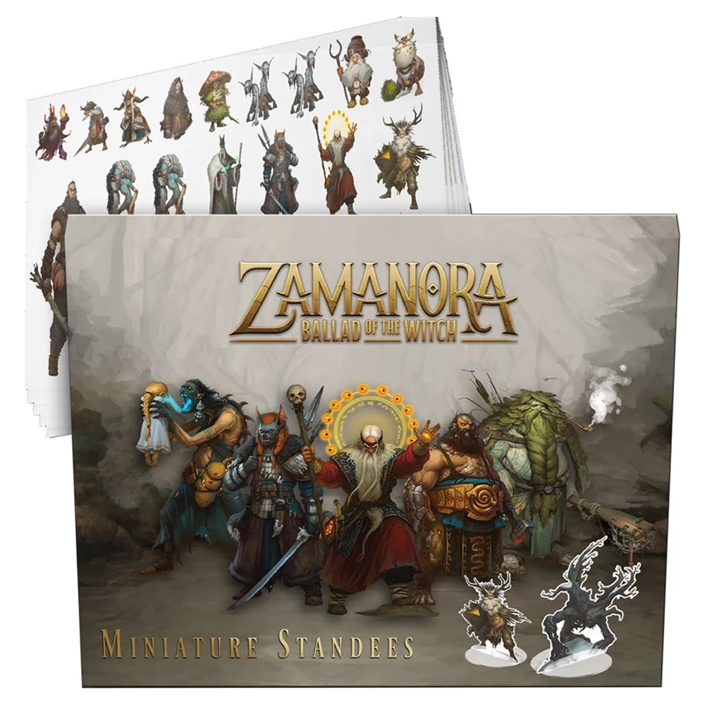 Legend in the Mist: ZAMANORA: Ballad of the Witch: Miniature Standees (Preorder)