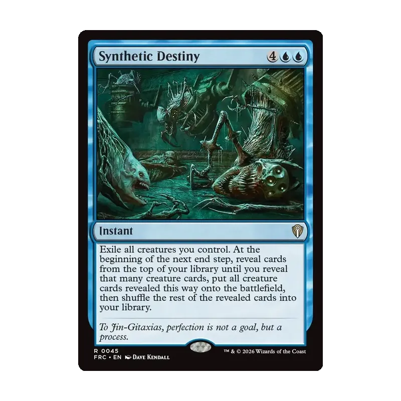 Synthetic Destiny - Reality Fracture Commander (Near Mint)
