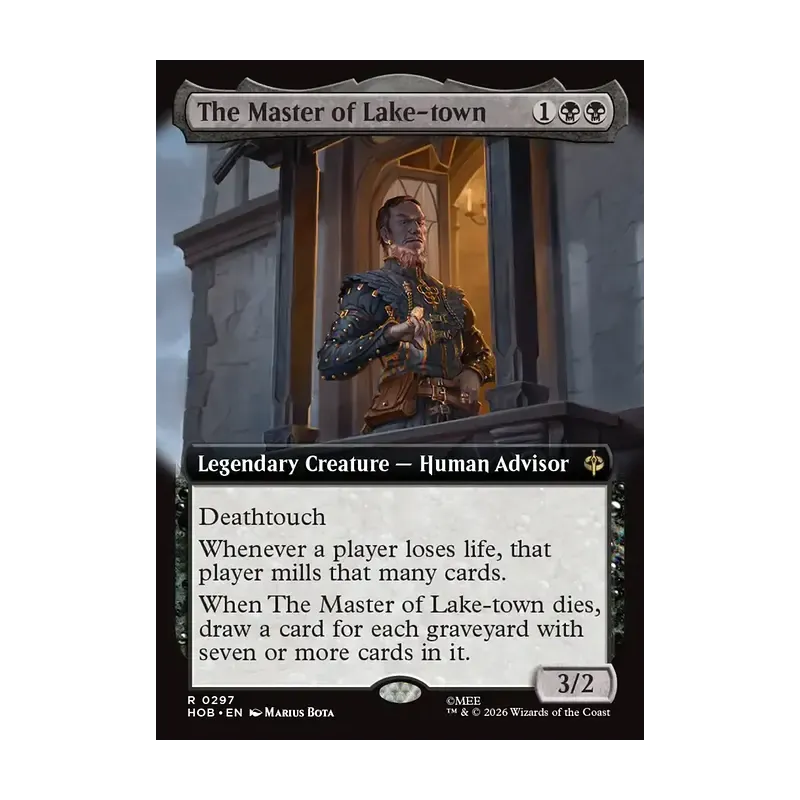 The Master of Lake-town (Extended Art) - The Hobbit (Near Mint)