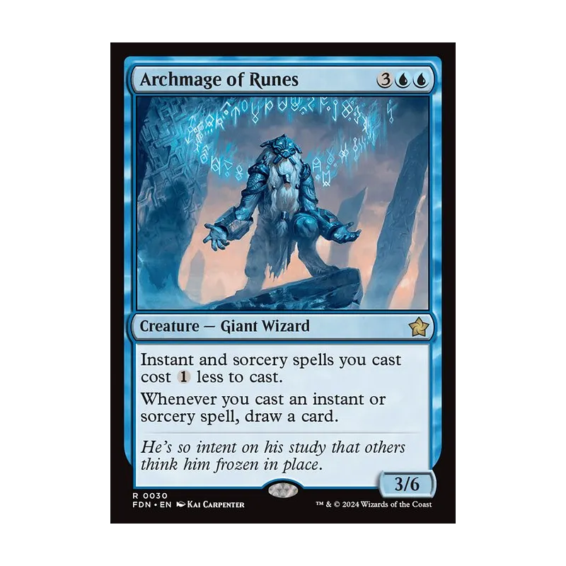 Archmage of Runes - Foundations (Near Mint)