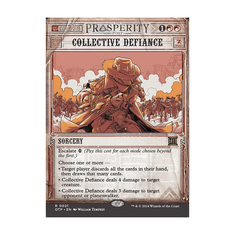 mtg escalate cards Collective Defiance 2 until end of turn Collective Brutality | Innistrad Remastered