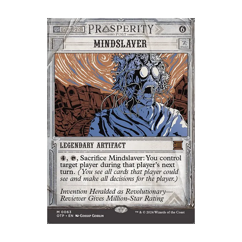 breaking news cards mtg Magic The Gathering Archive Trap Blue Instant Nelson Magic Mindslaver - Breaking News