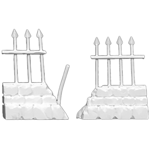 Dark Heaven Bones: Graveyard Ruined Fences (2) Dark Heaven Bones: Graveyard Ruined Fences (2)