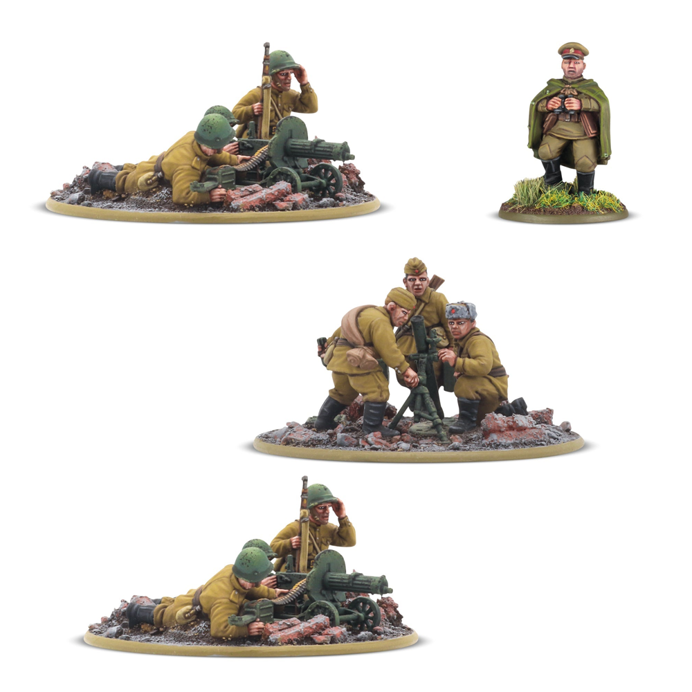 Bolt Action 3E: Soviet Infantry Heavy Weapons Platoon (New Arrival) Bolt Action 3E: Soviet Infantry Heavy Weapons Platoon (New Arrival)